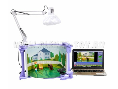 Сиреневая Мультстудия для кукольной анимации. Стандарт (Full HD камера, автофокус)