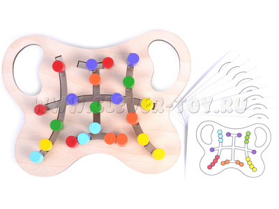 Лабиринт "Цветные дорожки"