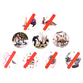 Набор магнитных карточек Правила поведения в лесу (к плакату Лес, тема 5)