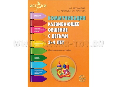 Коммуникация. Развивающее общение с детьми 3-4 лет. Методическое пособие. ФГОС