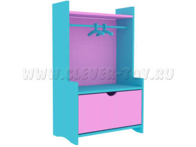 Мебель кукольная "Гардеробчик"