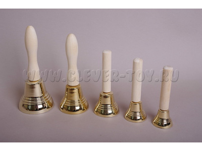 Комплект валдайских колокольчиков на ручке