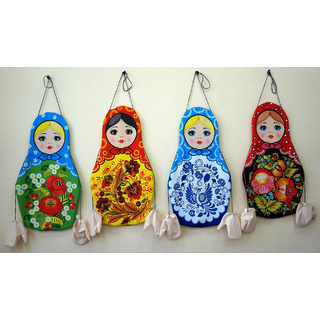 Набор платковых кукол "Матрешки" (4 шт.)